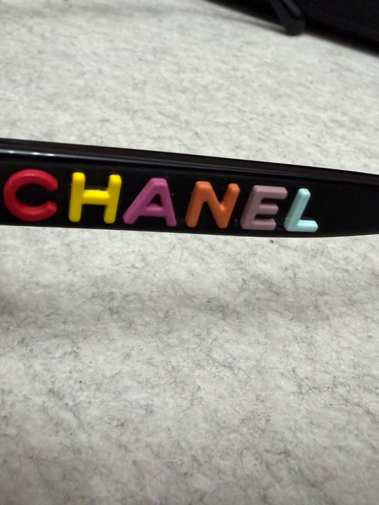 Chanel Women\'s Black and Grey Sunglasses main image 6